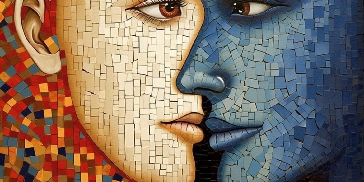 This shows two faces.