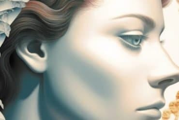 This shows a woman's head.