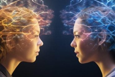 This shows women talking.