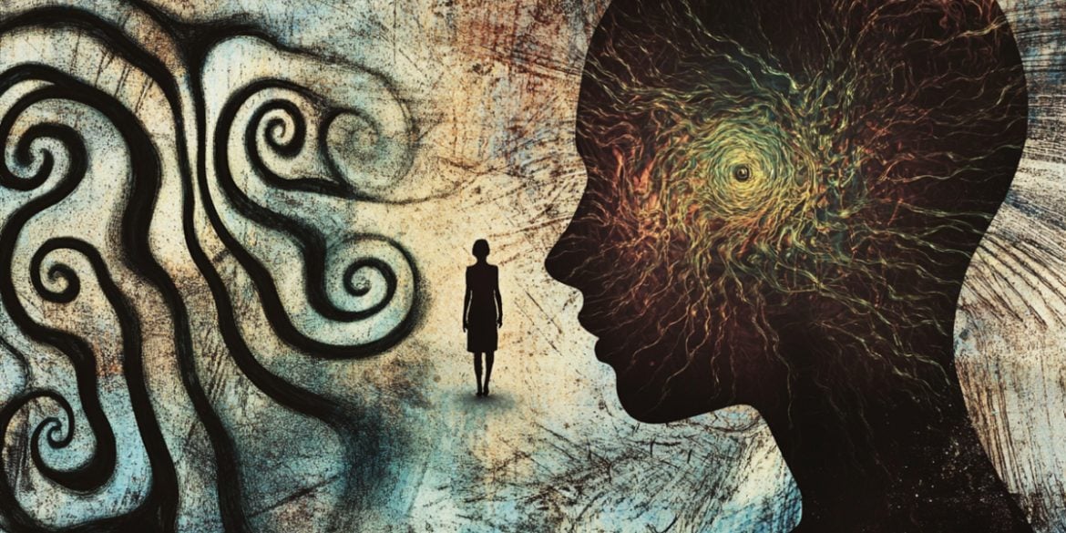 This shows the outline of a head.