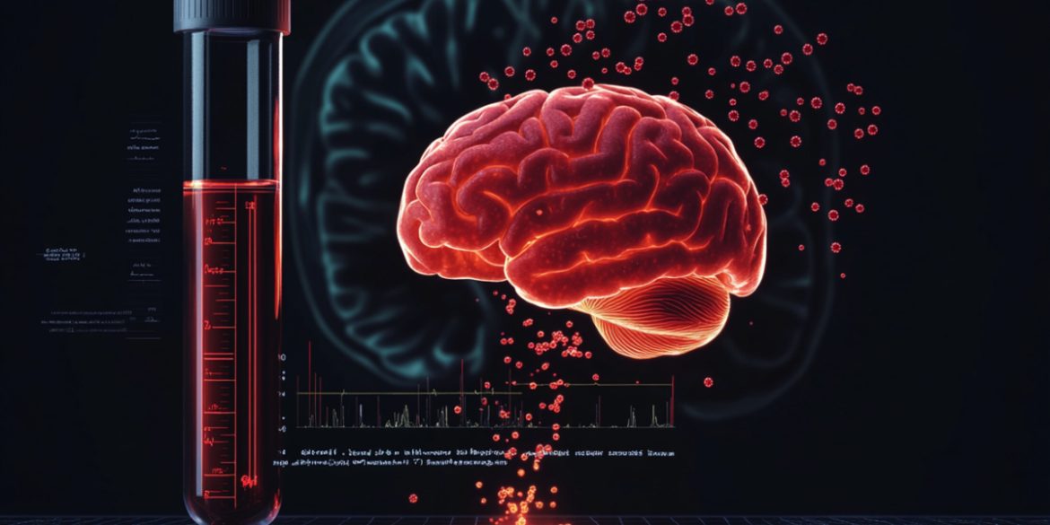 This shows a brain and a test tube.