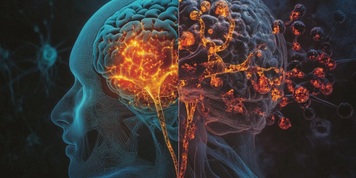 This shows a head and brain.