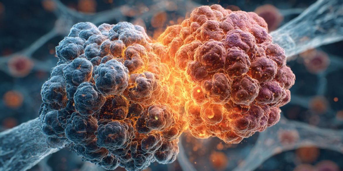 This shows cancer cells.