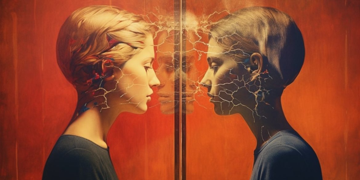 This shows two women.