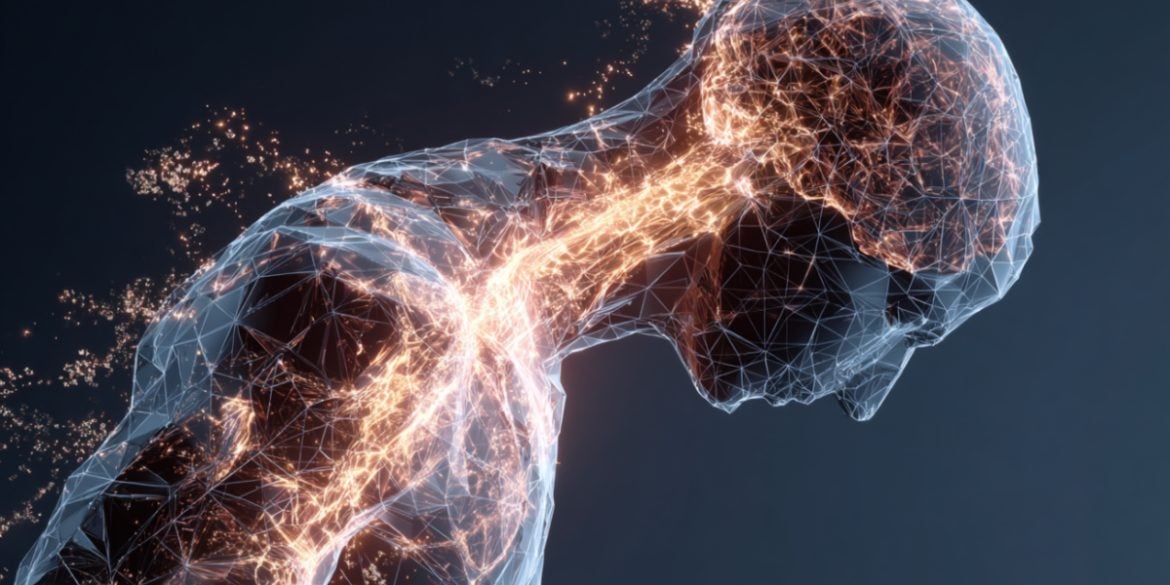 This shows a person exercising and a brain.