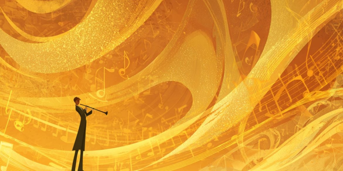 This shows a person playing an instrument.