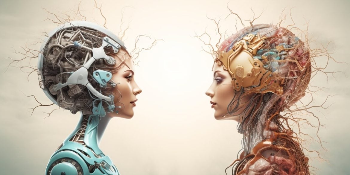 This sows robotic looking women.