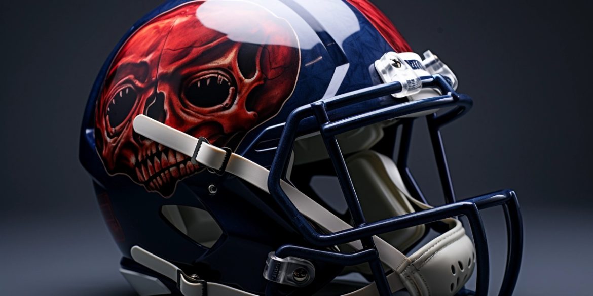 This shows a football helmet.