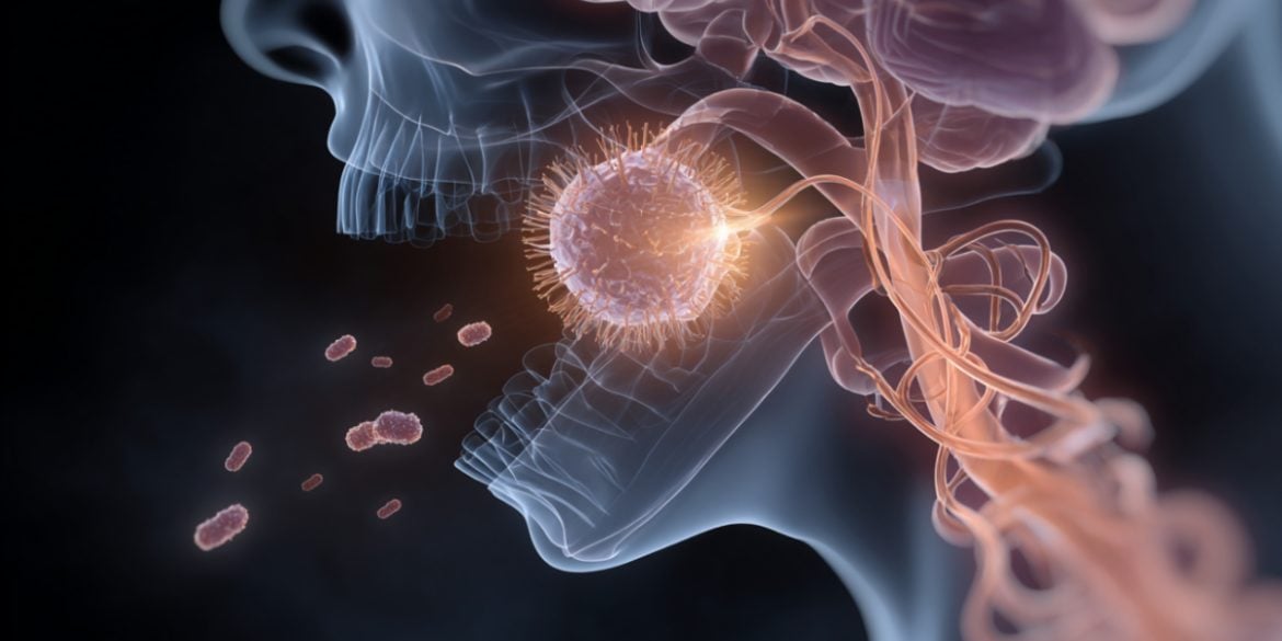 This shows a mouth and brain.