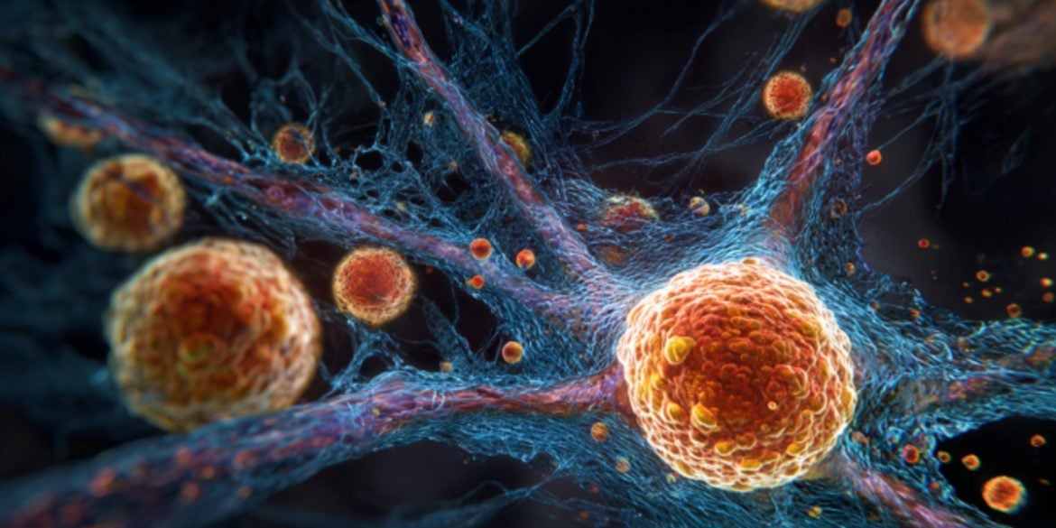 This shows cancer cells.