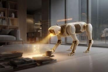 This shows a robot dog.