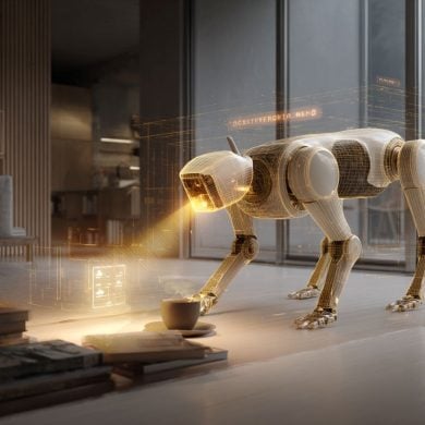 This shows a robot dog.