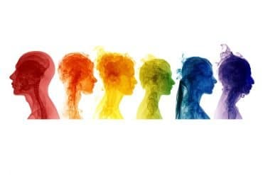 This shows the outline of heads.