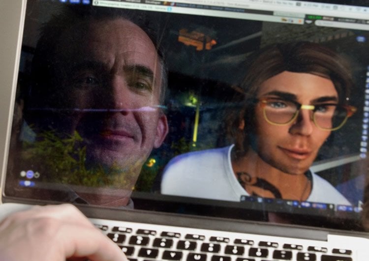 Image shows a Second Life avatar.