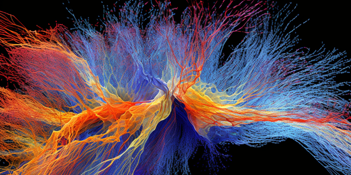 This shows AI generated neurons.